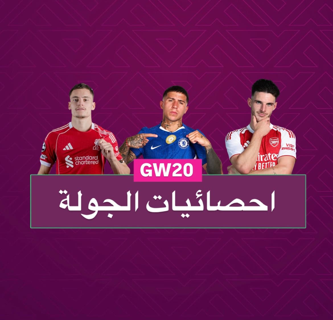 احصائيات الجولة ٢٠